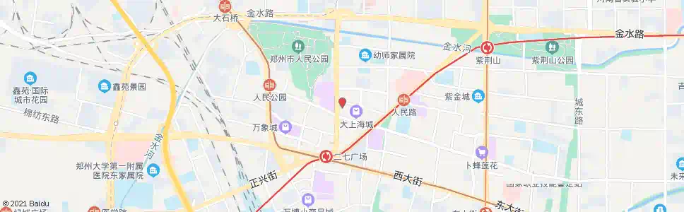 郑州百货大楼_公交站地图_郑州公交_妙搜公交查询2024