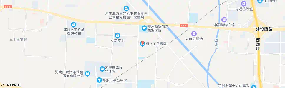 郑州须水镇工贸园_公交站地图_郑州公交_妙搜公交查询2024