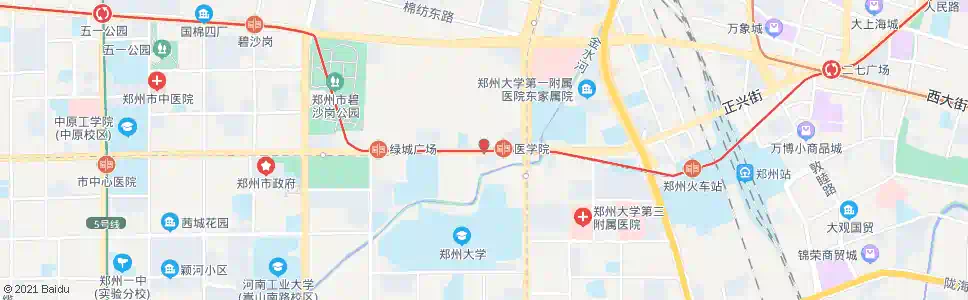 郑州中原路大学路西站_公交站地图_郑州公交_妙搜公交查询2024