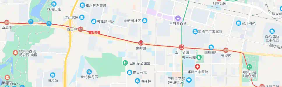 郑州冉屯路秦岭路站_公交站地图_郑州公交_妙搜公交查询2024