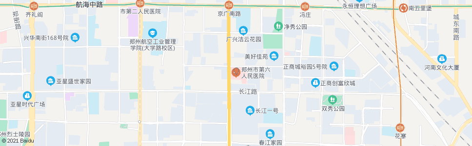 郑州市第六人民医院站_公交站地图_郑州公交_妙搜公交查询2024