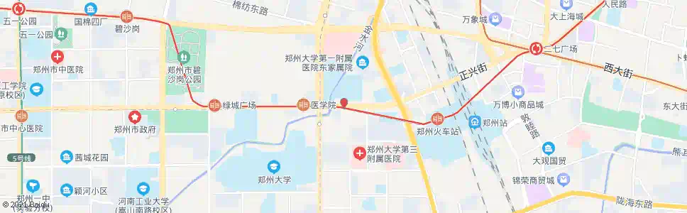 郑州中原路大学路_公交站地图_郑州公交_妙搜公交查询2024