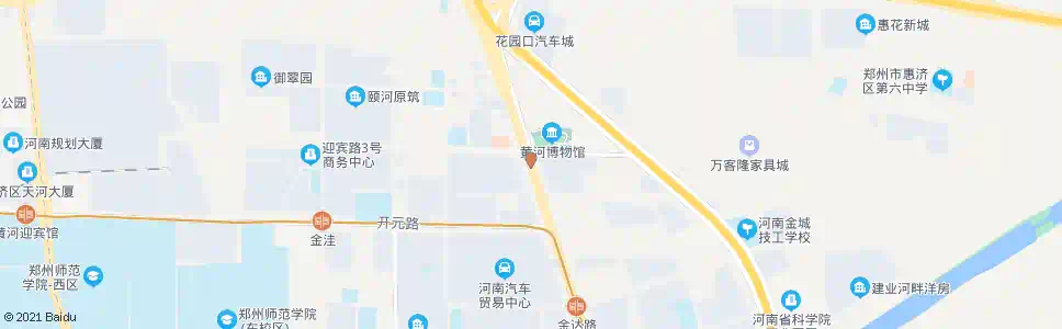 郑州迎宾路花园路站_公交站地图_郑州公交_妙搜公交查询2024