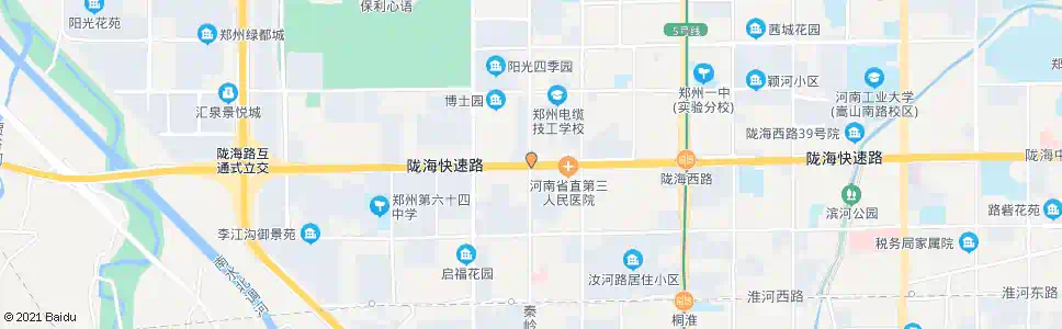 郑州秦岭路陇海路站_公交站地图_郑州公交_妙搜公交查询2024