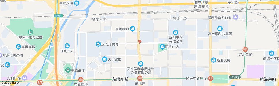 郑州经北三路经开第三大街站_公交站地图_郑州公交_妙搜公交查询2024