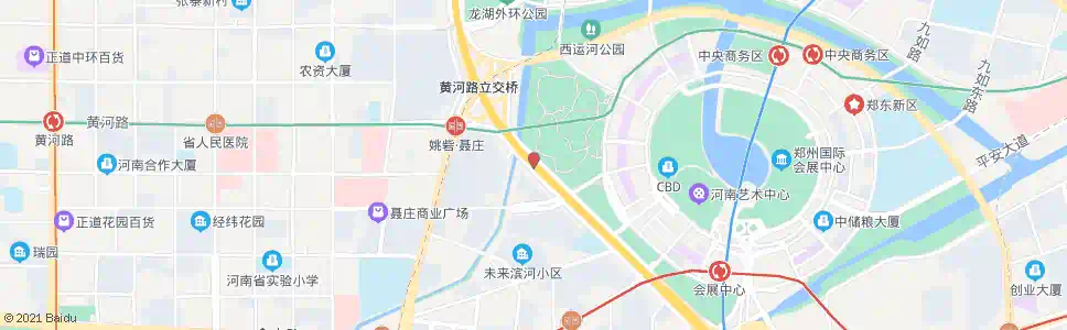 郑州中州大道黄河路站_公交站地图_郑州公交_妙搜公交查询2024