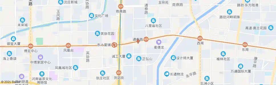 郑州商都路十里铺_公交站地图_郑州公交_妙搜公交查询2024