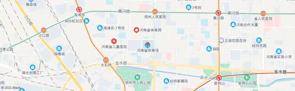 郑州市体育场站_公交站地图_郑州公交_妙搜公交查询2024