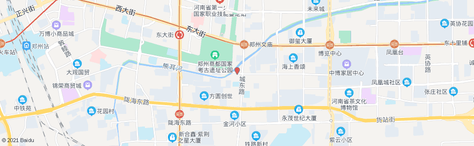 郑州城南路城东路_公交站地图_郑州公交_妙搜公交查询2024