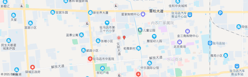 驻马店天龙市场北门_公交站地图_驻马店公交_妙搜公交查询2024