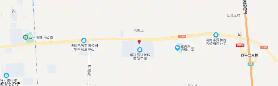 驻马店高新区工业园_公交站地图_驻马店公交_妙搜公交查询2024