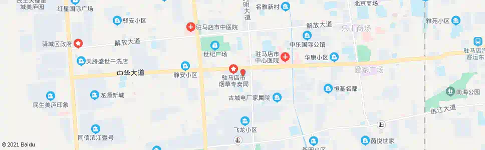 驻马店西园宾馆_公交站地图_驻马店公交_妙搜公交查询2024