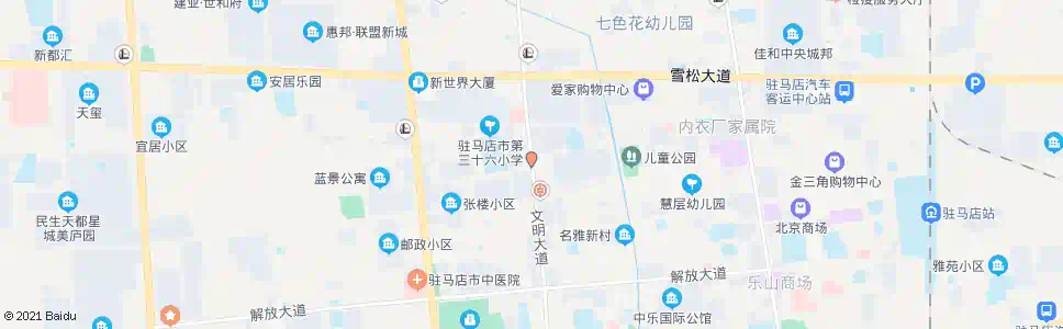 驻马店天龙大酒店_公交站地图_驻马店公交_妙搜公交查询2024