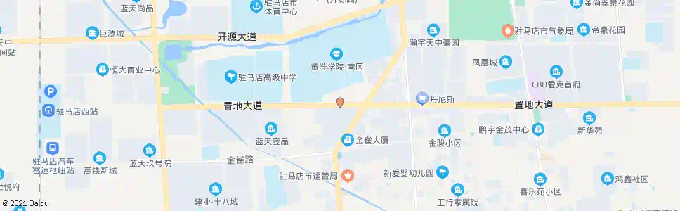 驻马店黄淮学院南门_公交站地图_驻马店公交_妙搜公交查询2024