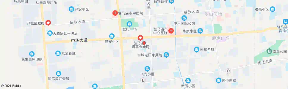 驻马店市第二小学_公交站地图_驻马店公交_妙搜公交查询2024