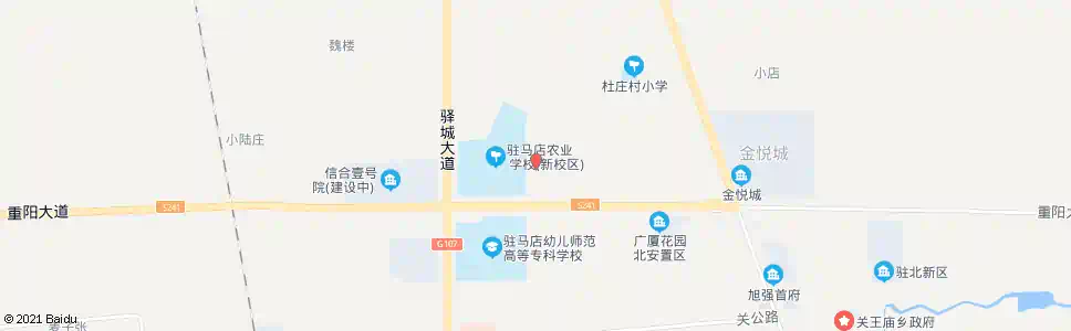 驻马店农校_公交站地图_驻马店公交_妙搜公交查询2024