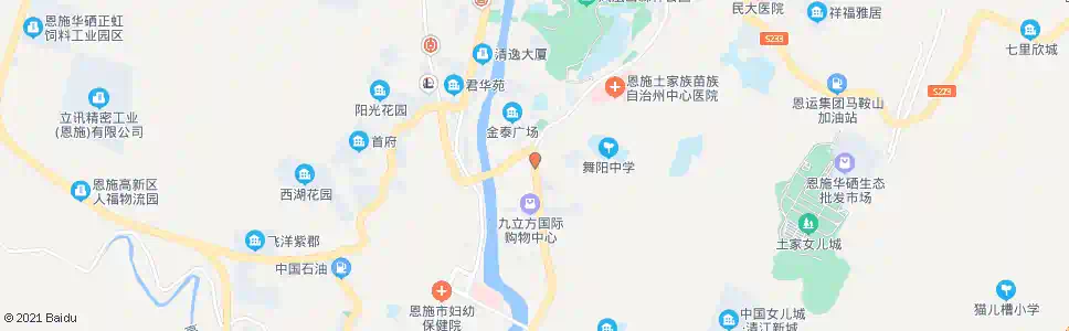 恩施舞阳天桥_公交站地图_恩施公交_妙搜公交查询2024