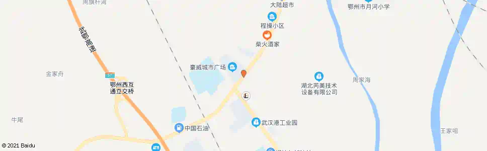 鄂州豪威城市广场_公交站地图_鄂州公交_妙搜公交查询2024