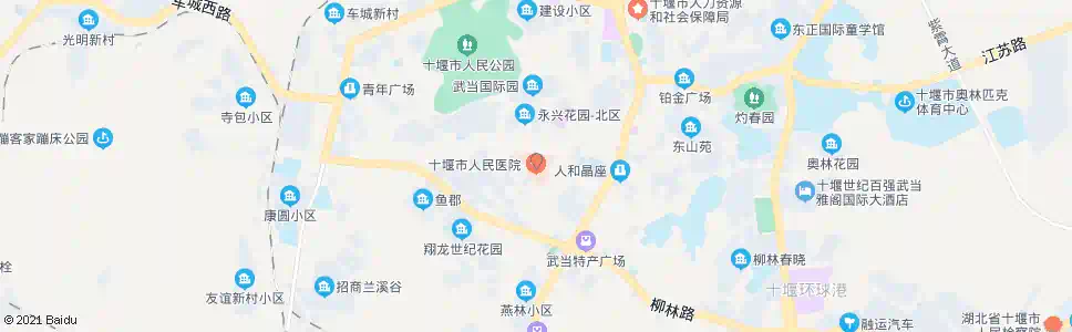 十堰人民医院_公交站地图_十堰公交_妙搜公交查询2024