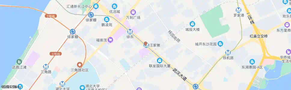 武汉徐东大街汪家墩_公交站地图_武汉公交_妙搜公交查询2024