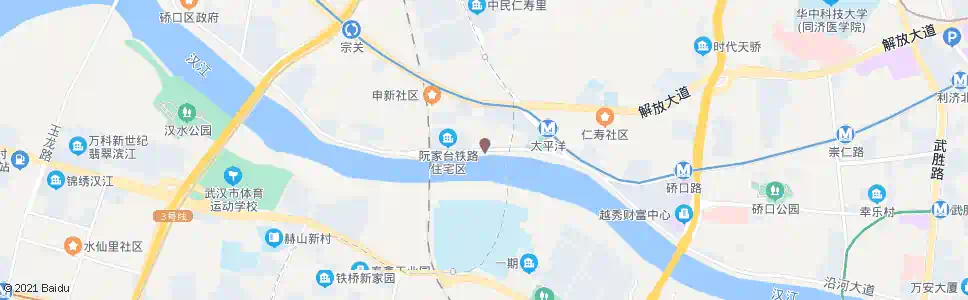 武汉沿河大道汉宜路_公交站地图_武汉公交_妙搜公交查询2024