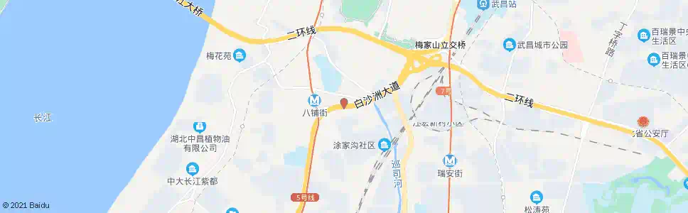 武汉白沙洲大道武泰闸_公交站地图_武汉公交_妙搜公交查询2024