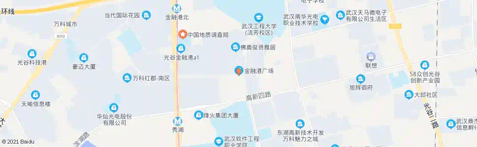 武汉金融港一路大舒村_公交站地图_武汉公交_妙搜公交查询2024