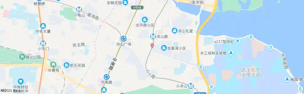 武汉东一路洪山路口_公交站地图_武汉公交_妙搜公交查询2024