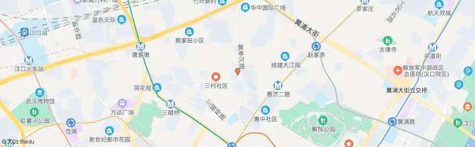 武汉花桥一村停车场_公交站地图_武汉公交_妙搜公交查询2024