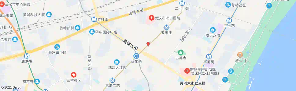 武汉建设大道罗家庄_公交站地图_武汉公交_妙搜公交查询2024