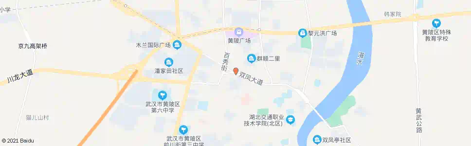 武汉双凤大道武商量贩_公交站地图_武汉公交_妙搜公交查询2024