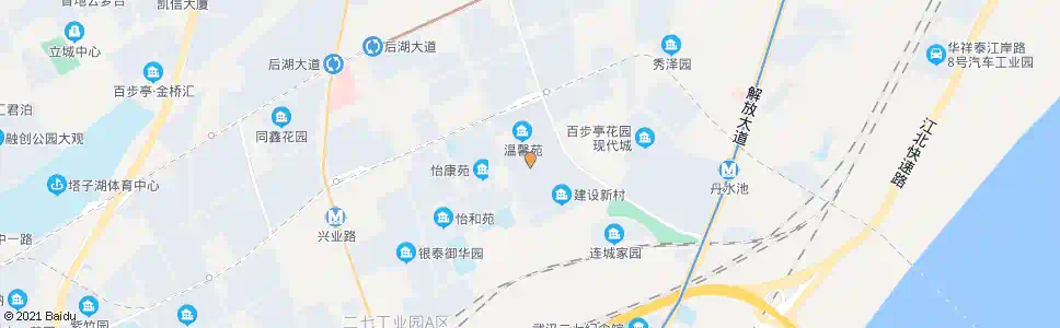 武汉安居西路温馨苑_公交站地图_武汉公交_妙搜公交查询2024