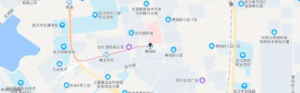 武汉东园西路佛祖岭_公交站地图_武汉公交_妙搜公交查询2024