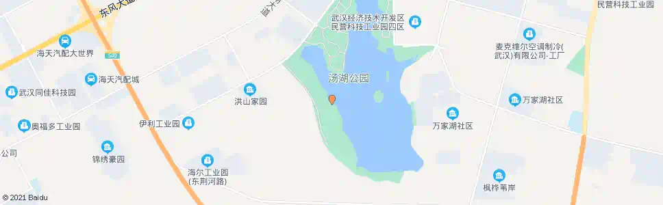 武汉车城大道汤湖公园_公交站地图_武汉公交_妙搜公交查询2024