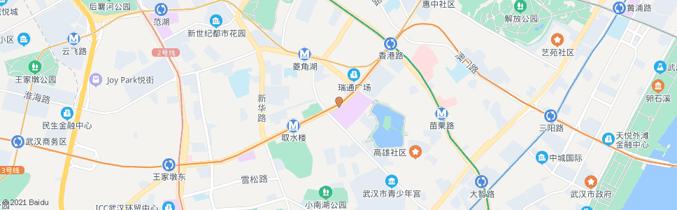 武汉建设大道杂技厅_公交站地图_武汉公交_妙搜公交查询2024