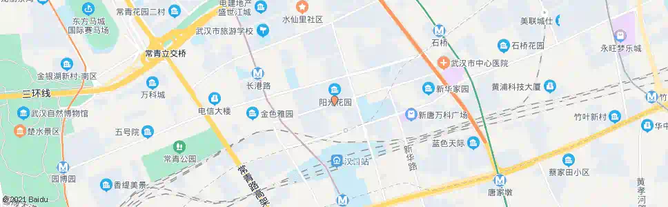 武汉红旗渠路阳光小区_公交站地图_武汉公交_妙搜公交查询2024