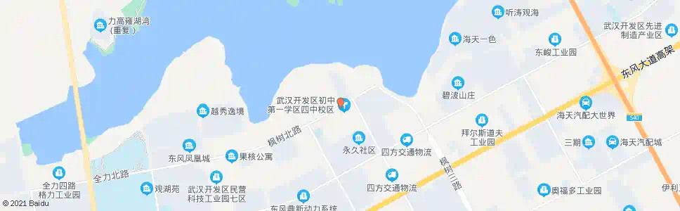 武汉枫树北路枫树四路_公交站地图_武汉公交_妙搜公交查询2024