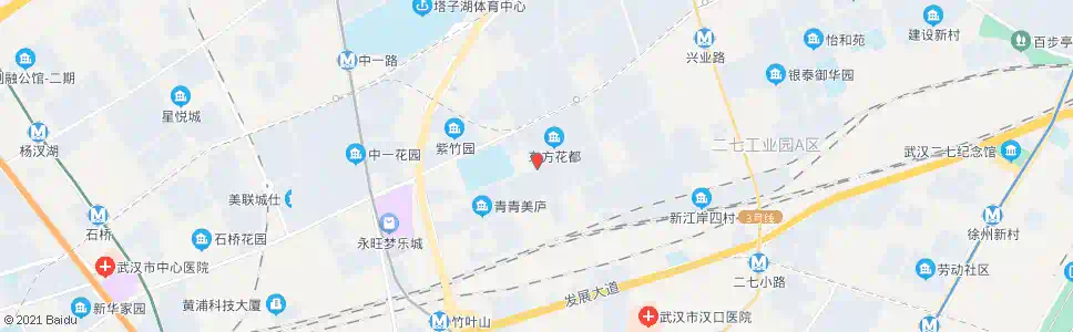 武汉兴业南路中胜村_公交站地图_武汉公交_妙搜公交查询2024