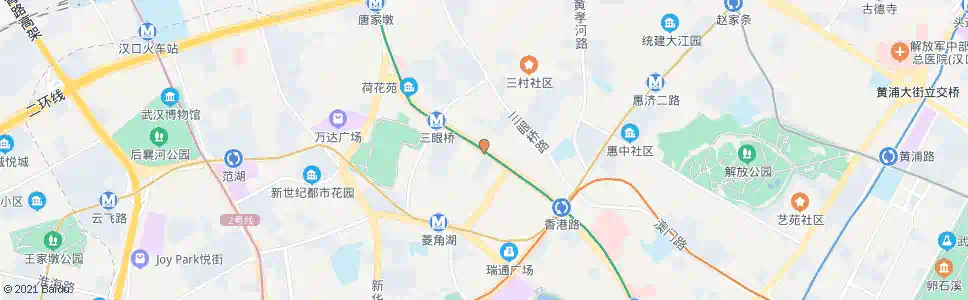 武汉香港路紫藤花园_公交站地图_武汉公交_妙搜公交查询2024