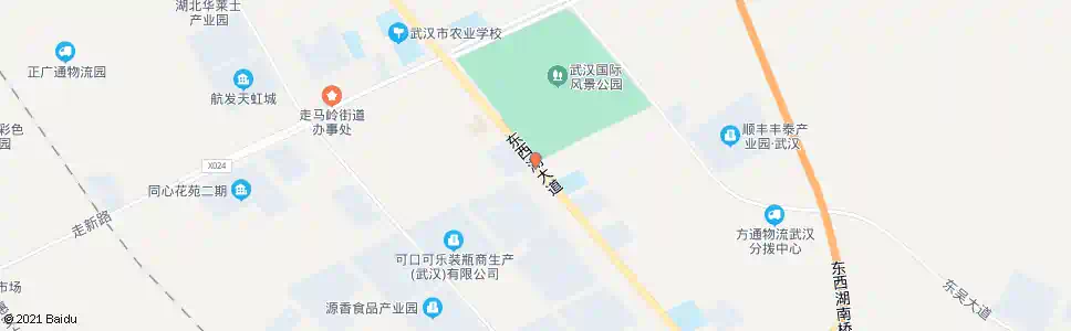 武汉东西湖大道走马岭壹號路_公交站地图_武汉公交_妙搜公交查询2024