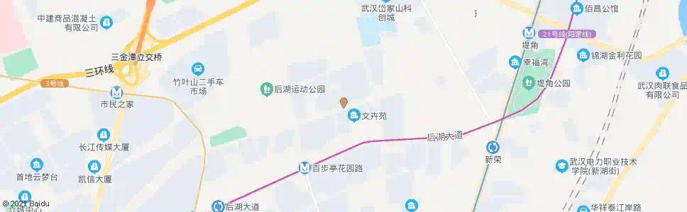 武汉幸福路安居路口_公交站地图_武汉公交_妙搜公交查询2024