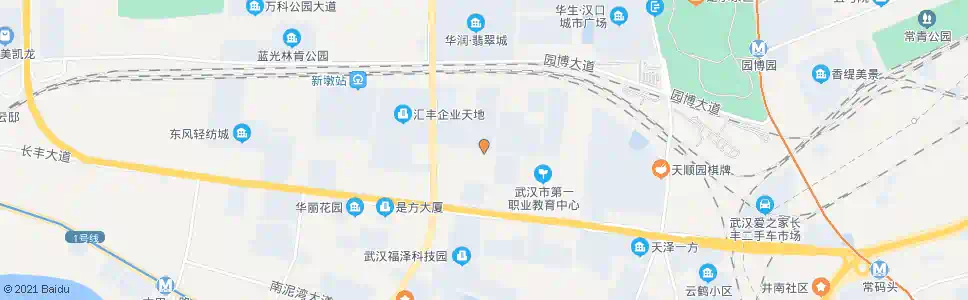 武汉长风路丰美路_公交站地图_武汉公交_妙搜公交查询2024