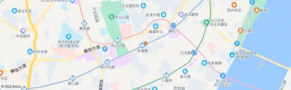 武汉京汉大道前进一路_公交站地图_武汉公交_妙搜公交查询2024