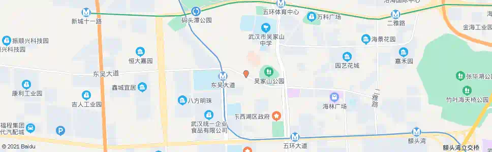 武汉东吴大道六顺路_公交站地图_武汉公交_妙搜公交查询2024