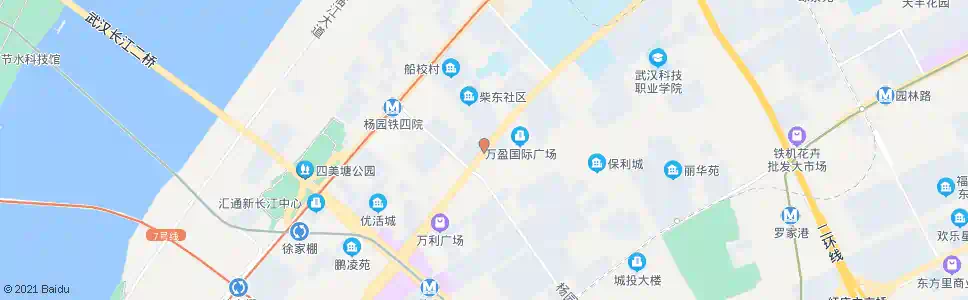 武汉友谊大道才茂街_公交站地图_武汉公交_妙搜公交查询2024