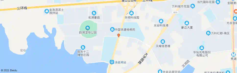 武汉民族大道汤逊湖北路_公交站地图_武汉公交_妙搜公交查询2024