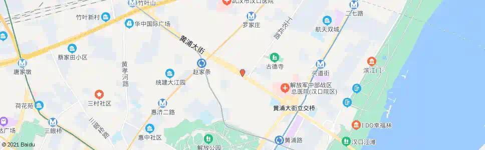 武汉黄浦大街工农兵路_公交站地图_武汉公交_妙搜公交查询2024