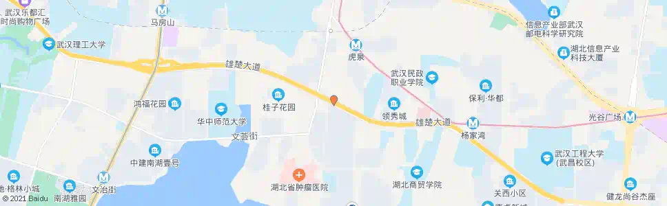 武汉雄楚大道BRT卓刀泉南路站_公交站地图_武汉公交_妙搜公交查询2024