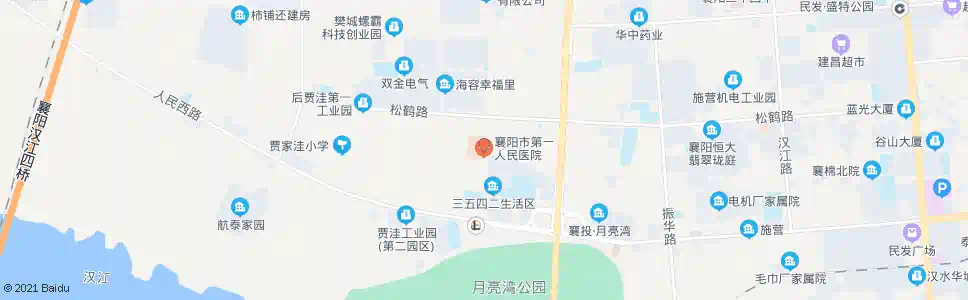 襄阳市一医院西院_公交站地图_襄阳公交_妙搜公交查询2024