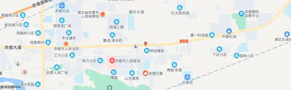 咸宁北渠桥_公交站地图_咸宁公交_妙搜公交查询2024